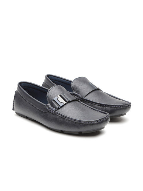 

Carlton London Men Navy Blue Solid Driving Shoes