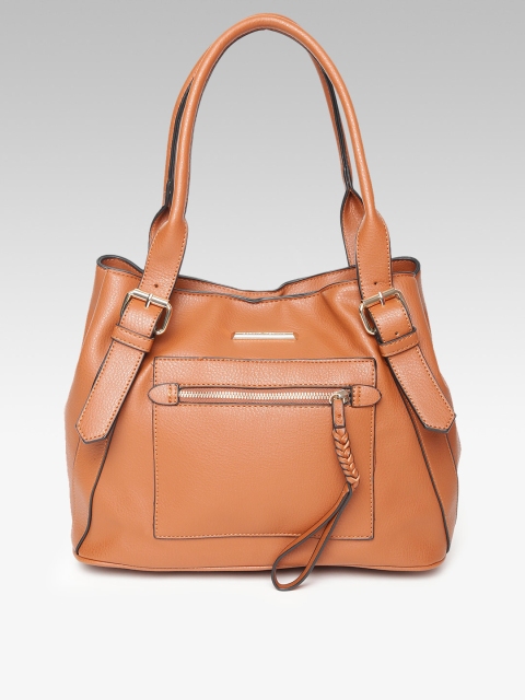 

DOROTHY PERKINS Tan Brown Solid Shoulder Bag