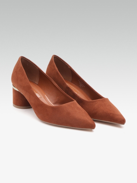 

DOROTHY PERKINS Women Brown Solid Sandals