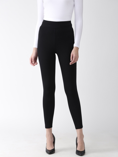 

Marks & Spencer Women Black Solid High-Rise Ankle-Length Leggings