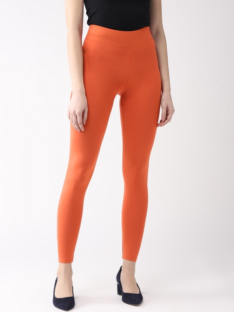 

Marks & Spencer Women Orange Solid Leggings