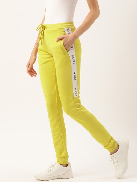 

Nush Women Yellow Regular Joggers