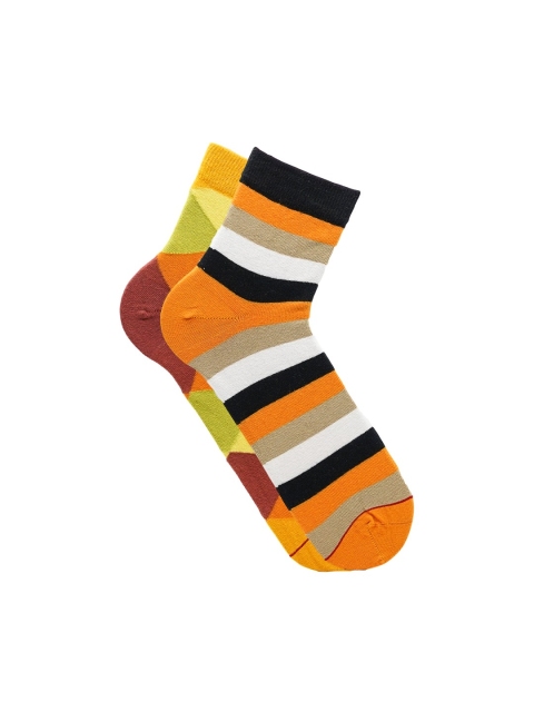 

Soxytoes Men Pack Of 2 Patterned Above Ankle-Length Socks, Multi