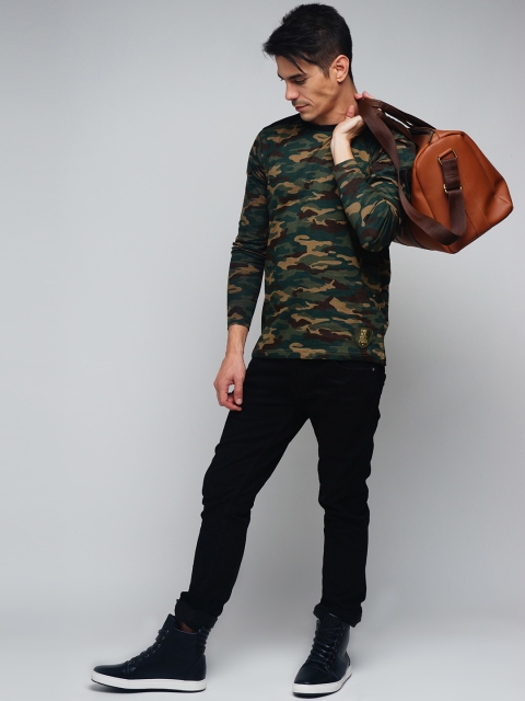 

Difference of Opinion Khaki Printed T-shirt