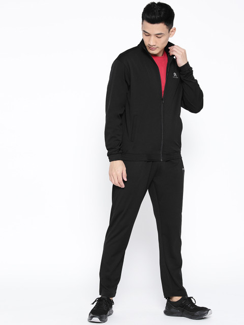 

OFF LIMITS Men Black Solid Tracksuit