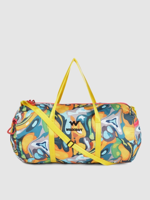 

Wildcraft Unsiex Multicoloured Printed Duffel Bag, Multi