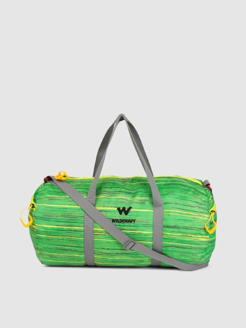 

Wildcraft Unisex Green Printed Duffel Bag