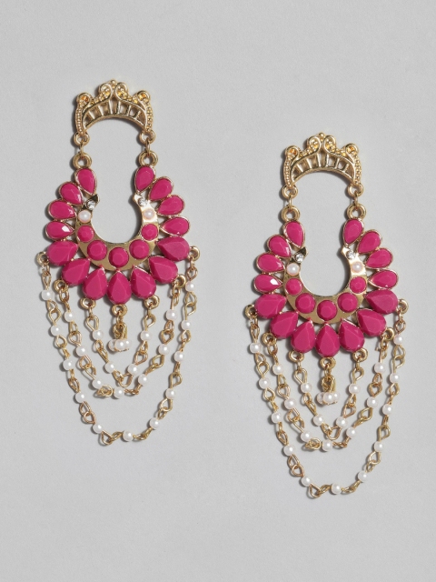 

Accessorize Pink Crescent Shaped Chandbalis