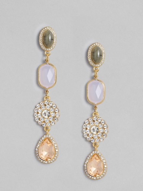 

Accessorize Multi-Coloured Stone Studded Drop Earrings