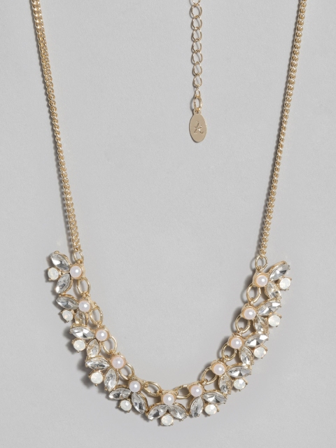 

Accessorize Gold-Toned Beaded Necklace