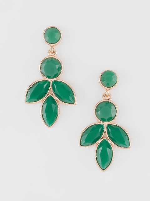 

Accessorize Green Leaf Shaped Drop Earrings