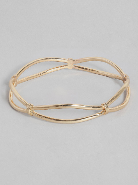 

Accessorize Gold-Toned Bangle-Style Bracelet
