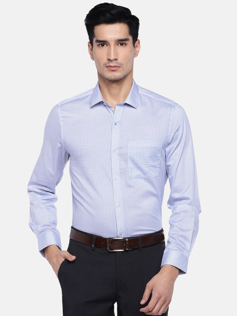 

Turtle Men Blue Relaxed Slim Fit Printed Formal Shirt