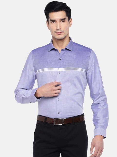 

Turtle Men Blue Relaxed Slim Fit Solid Formal Shirt