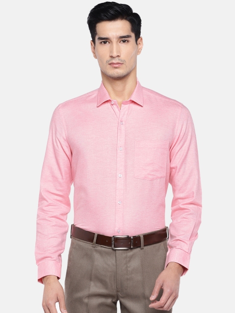 

Turtle Men Pink Relaxed Slim Fit Solid Formal Shirt