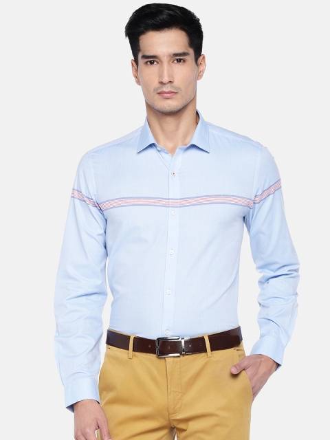 

Turtle Men Blue Relaxed Slim Fit Solid Formal Shirt