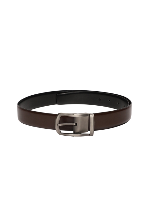 

INVICTUS Men Black & Brown Solid Reversible Leather Belt