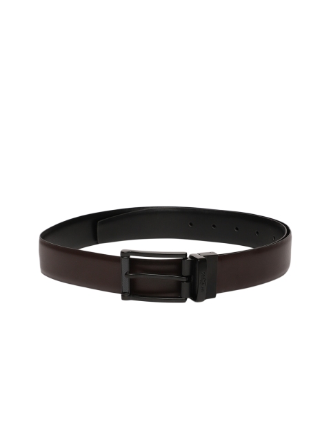 

INVICTUS Men Black & Brown Solid Reversible Leather Belt