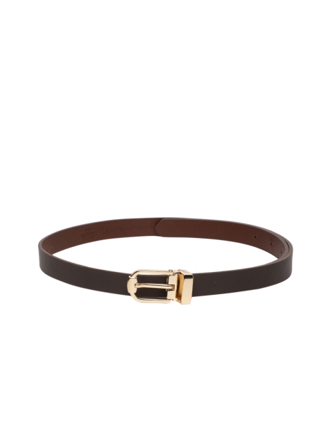 

Mast & Harbour Women Brown Textured Leather Belt