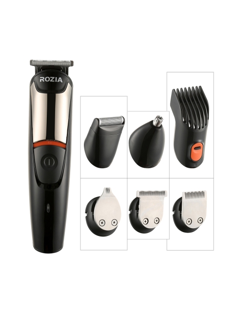 

Rozia Men Black Hair Trimmer & 6 in 1 Clipper