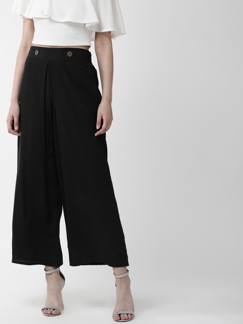 

Cayman Women Black Solid Cropped Straight Palazzos