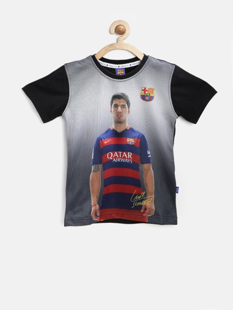 

Barcelona Boys Multicoloured Printed T-shirt, Multi