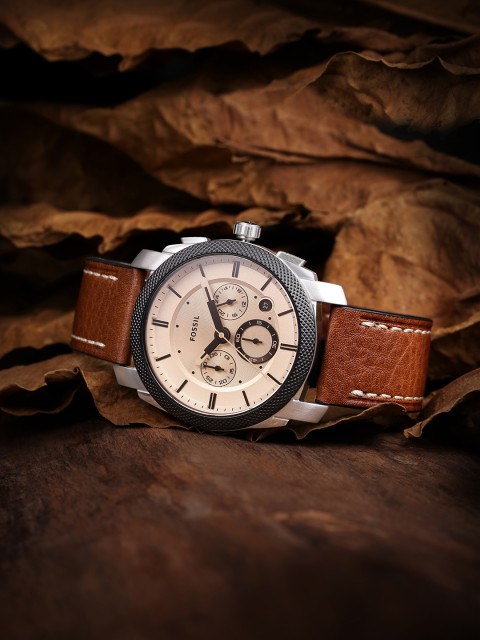 

Fossil Men Beige Analogue Watch FS5620