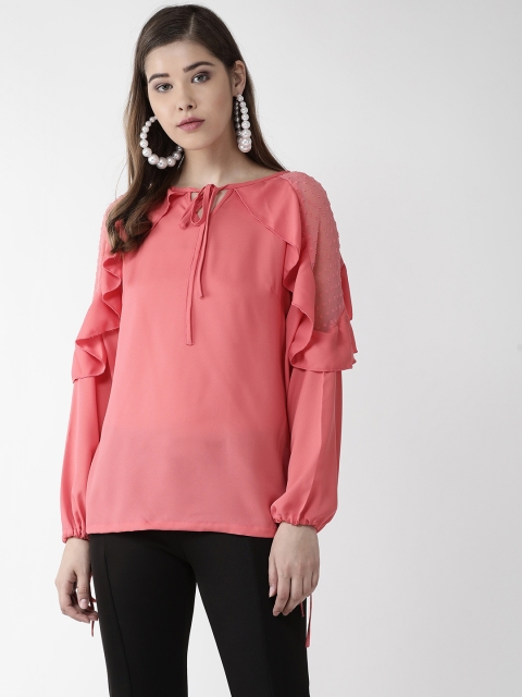 

plusS Women Pink Solid Top