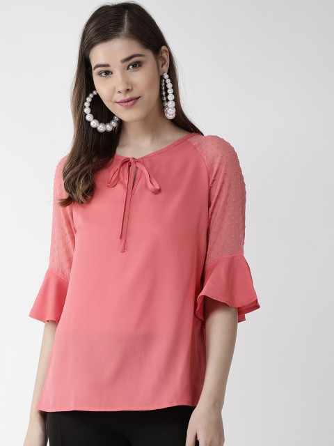 

plusS Women Pink Solid Top