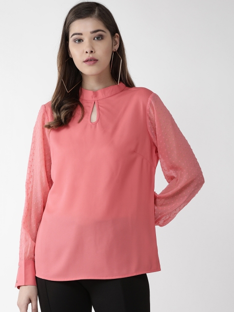 

plusS Women Pink Solid Top