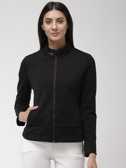 

Fort Collins Women Black Solid Tailored Jacket
