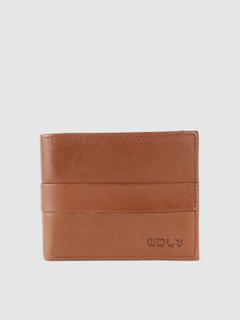 

Woodland Men Brown Solid Two Fold Wallet