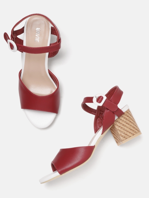 

Lavie Women Maroon Solid Heels