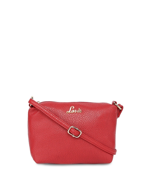 

Lavie Red Solid Sling Bag