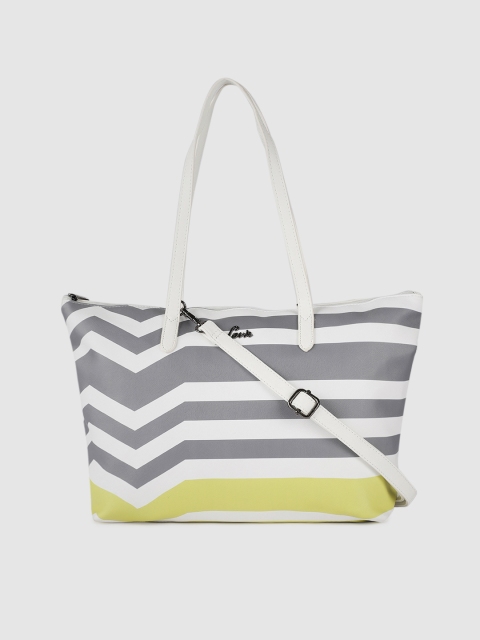 

Lavie White & Grey Printed Shoulder Bag