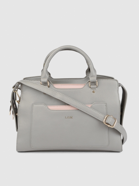 

Lavie Grey Solid Handheld Bag