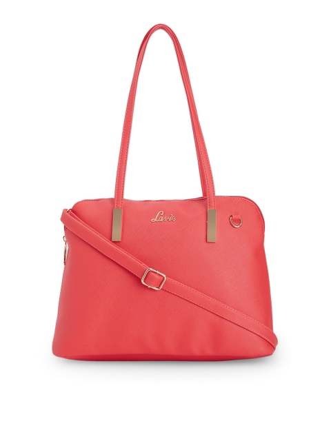 

Lavie Coral Orange Solid Shoulder Bag