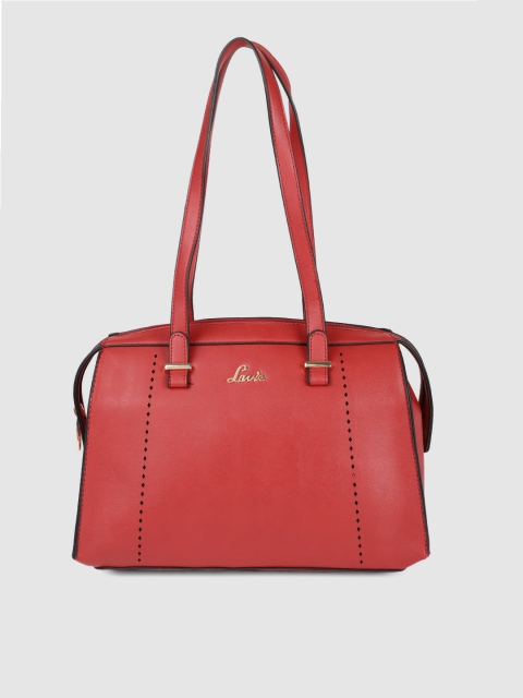 

Lavie Red Solid Shoulder Bag