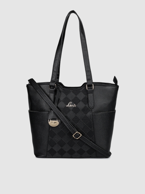 

Lavie Black Textured Shoulder Bag