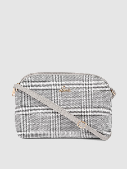 

Lavie Grey Checked Sling Bag