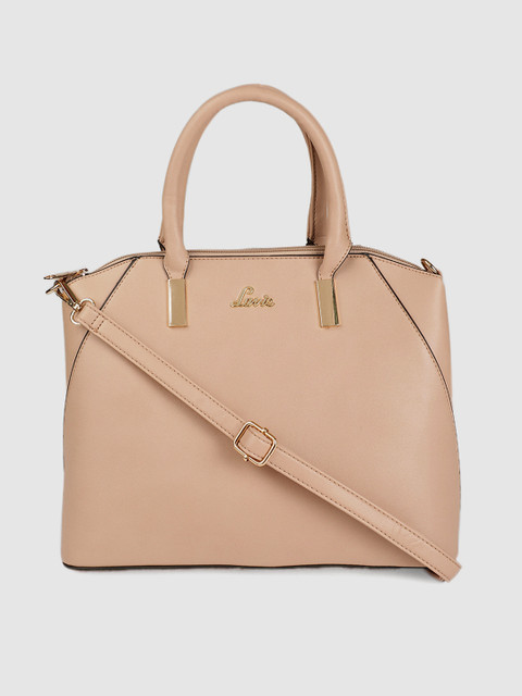

Lavie Beige Solid Handheld Bag