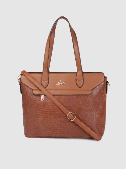 

Lavie Brown Textured Shoulder Bag