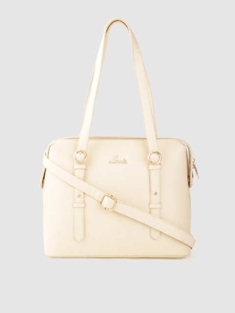 

Lavie Beige Solid Shoulder Bag