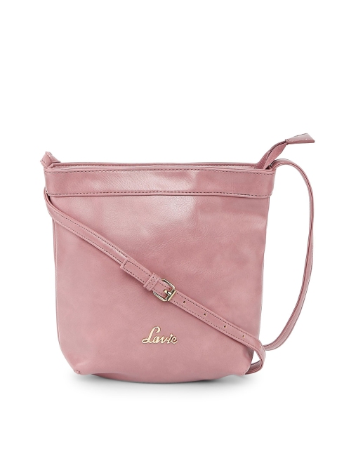 

Lavie Women Pink Solid Sling Bag