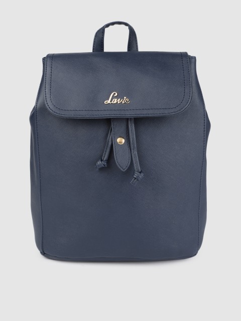 

Lavie Women Blue Solid Backpack