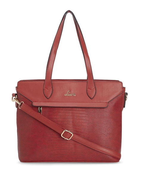 

Lavie Red Textured Shoulder Bag
