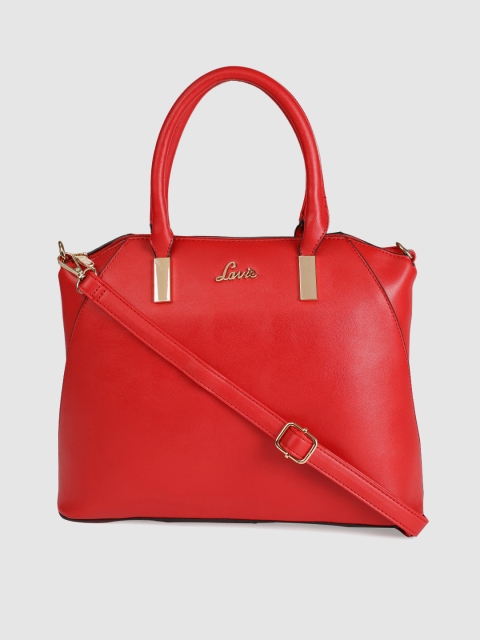 

Lavie Red Solid Handheld Bag