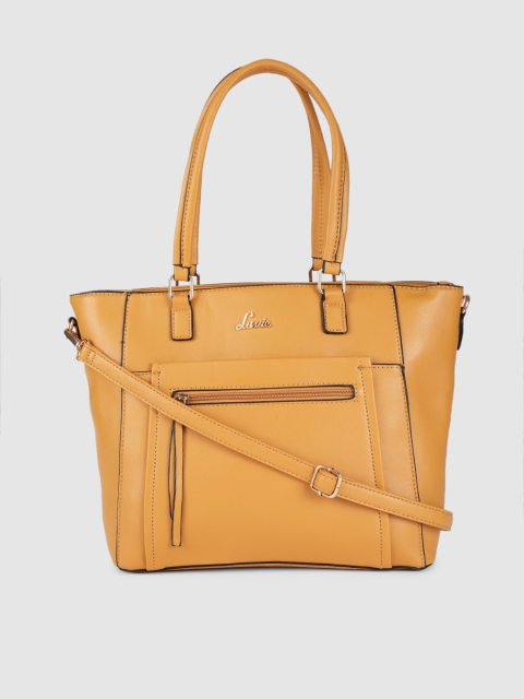 

Lavie Yellow Solid Shoulder Bag