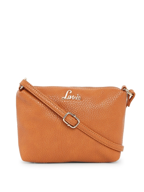 

Lavie Brown Textured Sling Bag