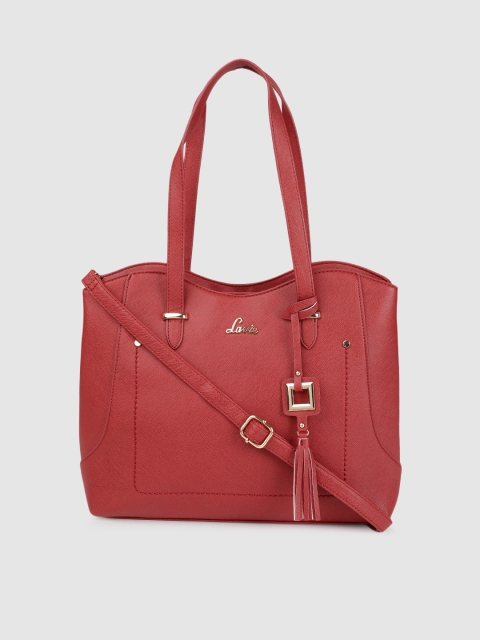 

Lavie Red Solid Shoulder Bag